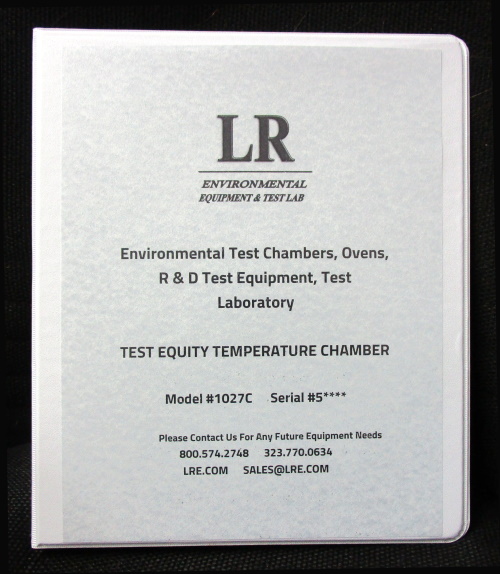 Used TESTEQUITY 1027C Production Chambers, Temperature Chambers